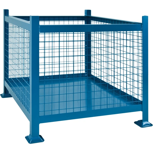 Customized Stackable Collapsible Wire Mesh Stillage/Container for Warehouse and Logistics