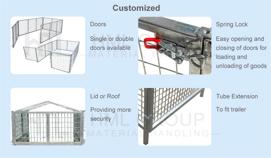 Heavy Duty 6X4 Box Trailer Cage