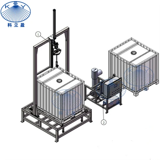 Niederdruck-IBC-Behälter-Reinigungsgeräte, IBC-Reinigungsmaschine